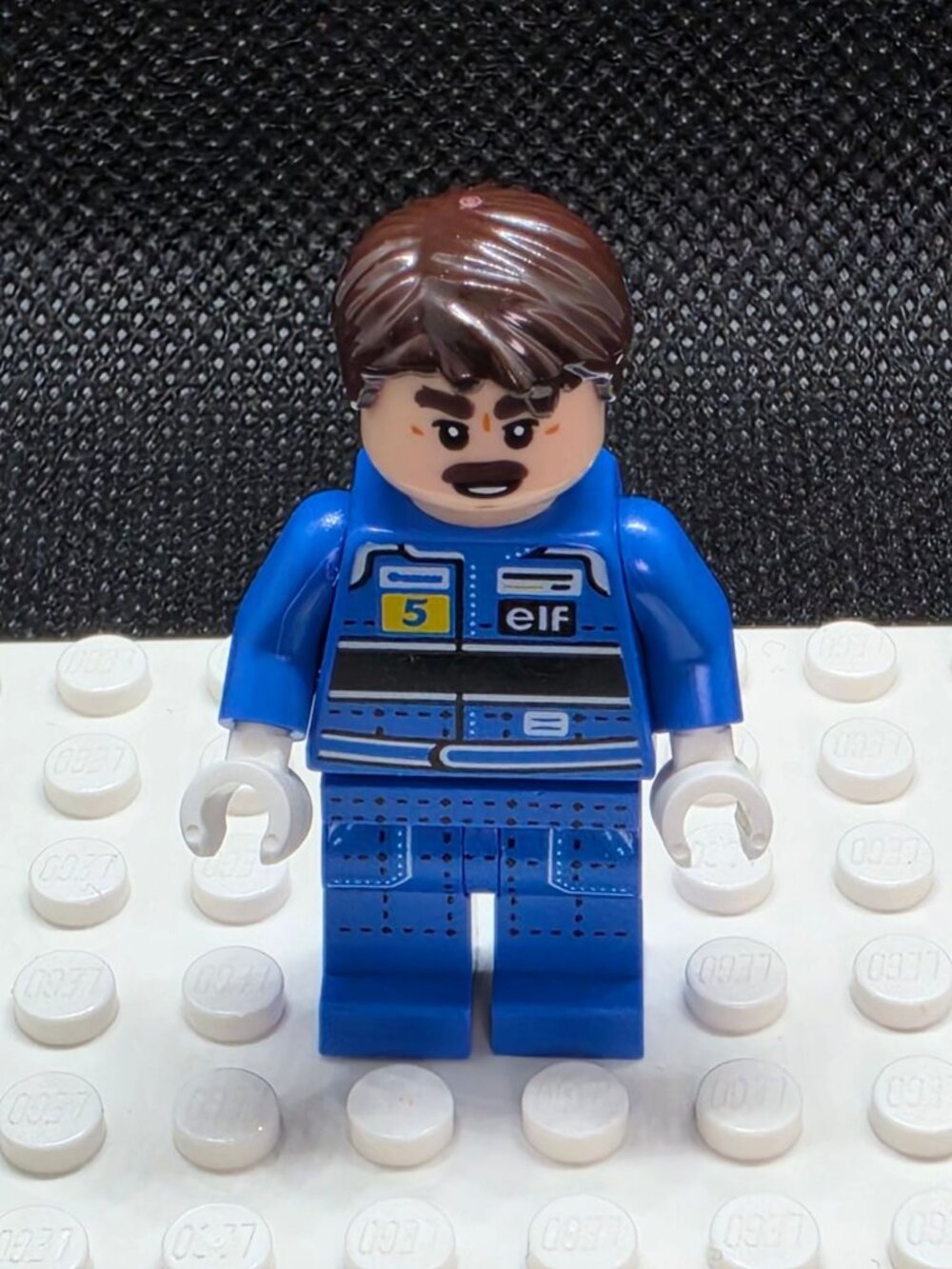 Lego Icons Williams F1 Nigel Mansell Minifigure Blue Race Suit TWN519 Set 10353